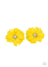 Load image into Gallery viewer, five-dollar-jewelry-ribbon-reception-yellow-hair clip-paparazzi-accessories
