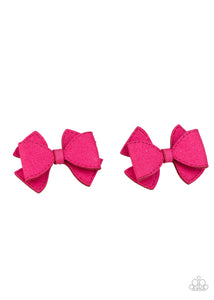 five-dollar-jewelry-dont-bow-it-pink-hair clip-paparazzi-accessories