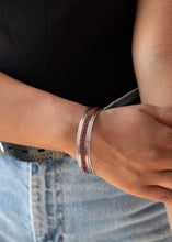 Load image into Gallery viewer, Open Door Jewelry - Heap It On - Red Bracelet - Paparazzi Accessories
