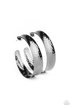 Load image into Gallery viewer, five-dollar-jewelry-fearlessly-flared-black-earrings-paparazzi-accessories
