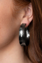 Load image into Gallery viewer, Open Door Jewelry - Fearlessly Flared - Black Earrings - Paparazzi Accessories
