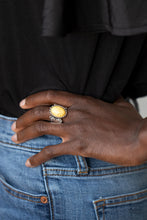 Load image into Gallery viewer, Open Door Jewelry - Aint No Mesa High Enough - Yellow Ring - Paparazzi Accessories
