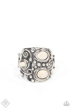 Load image into Gallery viewer, five-dollar-jewelry-modern-mountain-ranger-white-ring-paparazzi-accessories
