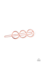 Load image into Gallery viewer, five-dollar-jewelry-a-hole-lot-of-trouble-copper-hair clip-paparazzi-accessories
