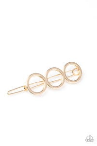 five-dollar-jewelry-a-hole-lot-of-trouble-gold-hair clip-paparazzi-accessories