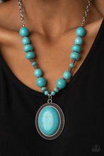 Load image into Gallery viewer, Open Door Jewelry - Home Sweet HOMESTEAD - Blue Necklace - Paparazzi Accessories
