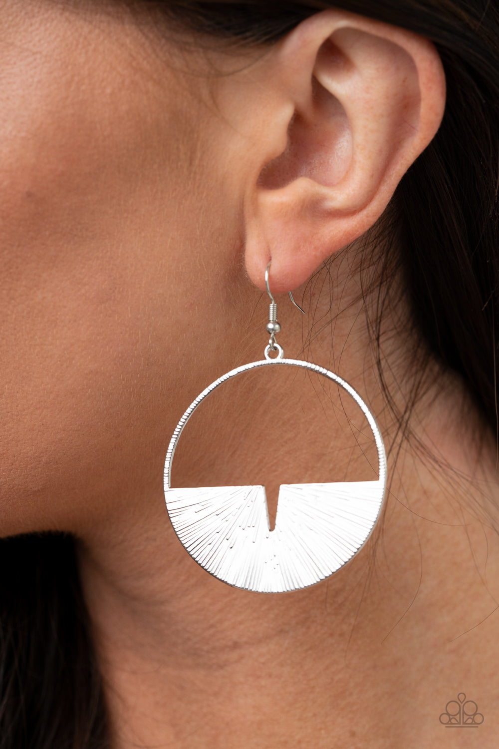 Open Door Jewelry - Reimagined Refinement - Silver Earrings - Paparazzi Accessories