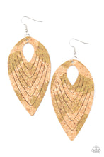 Load image into Gallery viewer, five-dollar-jewelry-cork-cabana-green-earrings-paparazzi-accessories

