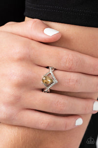 Open Door Jewelry - Remarkable Refinement - Brown Ring - Paparazzi Accessories
