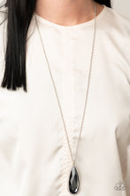 Load image into Gallery viewer, Open Door Jewelry - Watch Out For REIGN - Silver Necklace - Paparazzi Accessories
