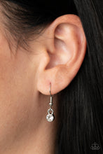 Load image into Gallery viewer, Open Door Jewelry - Watch Out For REIGN - Silver Necklace - Paparazzi Accessories

