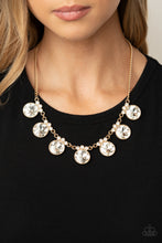 Load image into Gallery viewer, Open Door Jewelry - GLOW-Getter Glamour - Gold Necklace - Paparazzi Accessories
