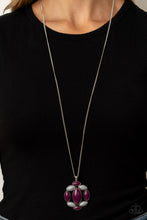 Load image into Gallery viewer, Open Door Jewelry - Chromatic Cache - Purple Necklace - Paparazzi Accessories
