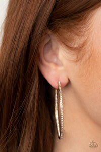 Open Door Jewelry - Marquee Magic - Gold Earrings - Paparazzi Accessories