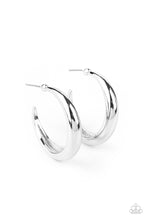 Load image into Gallery viewer, five-dollar-jewelry-lay-it-on-thick-silver-earrings-paparazzi-accessories
