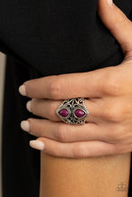 Load image into Gallery viewer, Open Door Jewelry - Rural Revel - Purple Ring - Paparazzi Accessories

