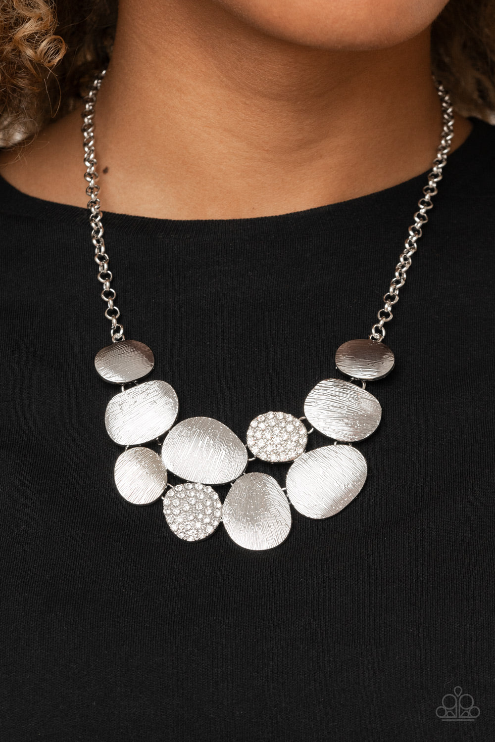Open Door Jewelry - A Hard LUXE Story - White Necklace - Paparazzi Accessories