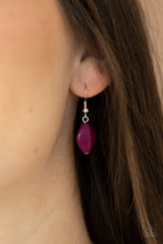 Load image into Gallery viewer, Open Door Jewelry - Two-Story Stunner - Purple Necklace - Paparazzi Accessories
