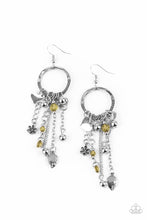 Load image into Gallery viewer, five-dollar-jewelry-charm-school-yellow-earrings-paparazzi-accessories
