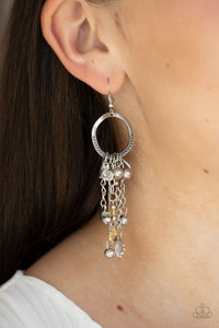 Open Door Jewelry - Charm School - Yellow Earrings - Paparazzi Accessories