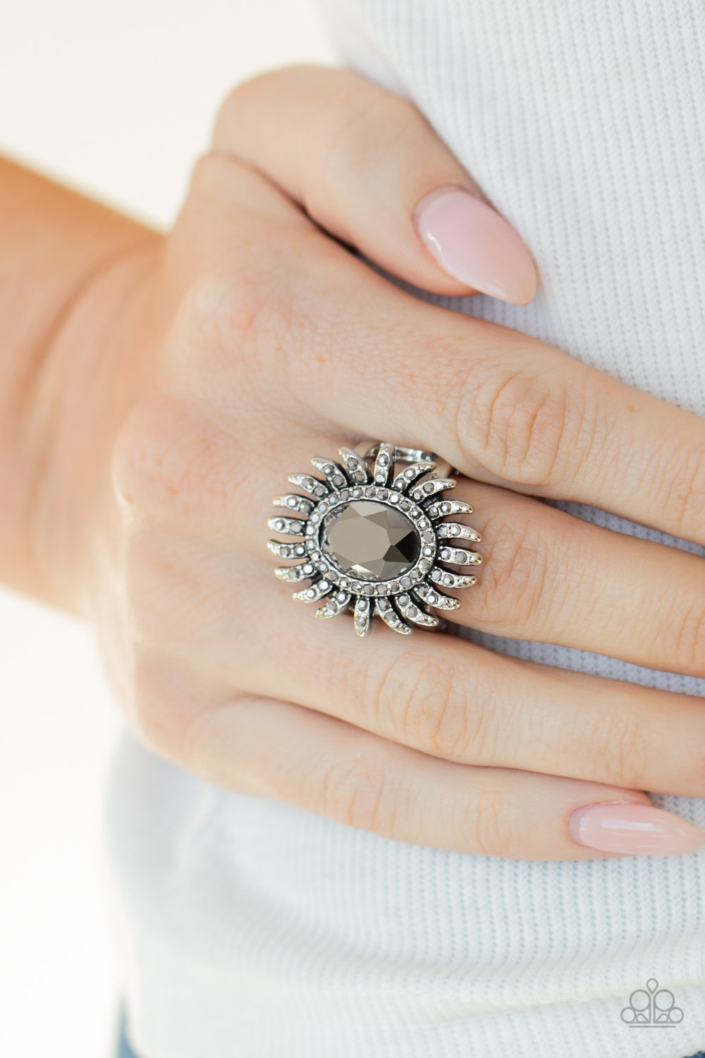 Open Door Jewelry - Ultra Luxe - Silver Ring - Paparazzi Accessories