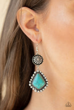 Load image into Gallery viewer, Open Door Jewelry - Country Cavalier - Blue Earrings - Paparazzi Accessories
