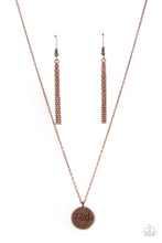 Load image into Gallery viewer, five-dollar-jewelry-choose-faith-copper-necklace-paparazzi-accessories
