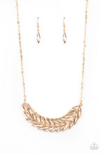 Load image into Gallery viewer, five-dollar-jewelry-flight-of-fanciness-gold-necklace-paparazzi-accessories
