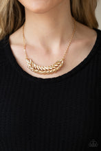 Load image into Gallery viewer, Open Door Jewelry - Flight of FANCINESS - Gold Necklace - Paparazzi Accessories
