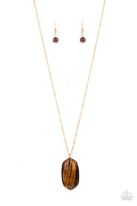 five-dollar-jewelry-elemental-elegance-brown-necklace-paparazzi-accessories