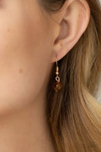 Load image into Gallery viewer, Open Door Jewelry - Elemental Elegance - Brown Necklace - Paparazzi Accessories
