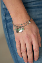 Load image into Gallery viewer, Open Door Jewelry - GROWING Strong - Green Bracelet - Paparazzi Accessories
