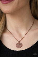 Load image into Gallery viewer, Open Door Jewelry - Be Still - Copper Necklace - Paparazzi Accessories
