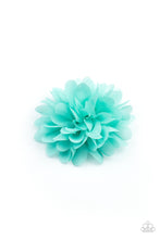 Load image into Gallery viewer, Open Door Jewelry - Blossom Blowout - Blue Hair Clip - Paparazzi Accessories
