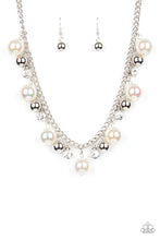 Load image into Gallery viewer, five-dollar-jewelry-galactic-gala-white-necklace-paparazzi-accessories
