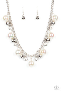 five-dollar-jewelry-galactic-gala-white-necklace-paparazzi-accessories
