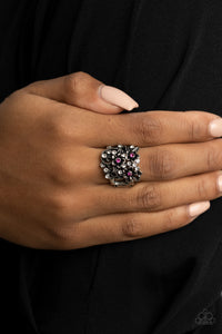 Open Door Jewelry - Perfectly Perennial - Pink Ring - Paparazzi Accessories