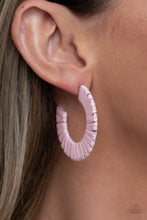 Load image into Gallery viewer, Open Door Jewelry - A Chance of RAINBOWS - Pink Earrings - Paparazzi Accessories
