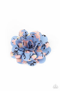 five-dollar-jewelry-springtime-eden-blue-hair clip-paparazzi-accessories