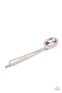 Open Door Jewelry - Gala Glitz - Purple Hair Clip - Paparazzi Accessories