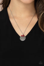 Load image into Gallery viewer, Open Door Jewelry - Simple Blessings - Red Necklace - Paparazzi Accessories
