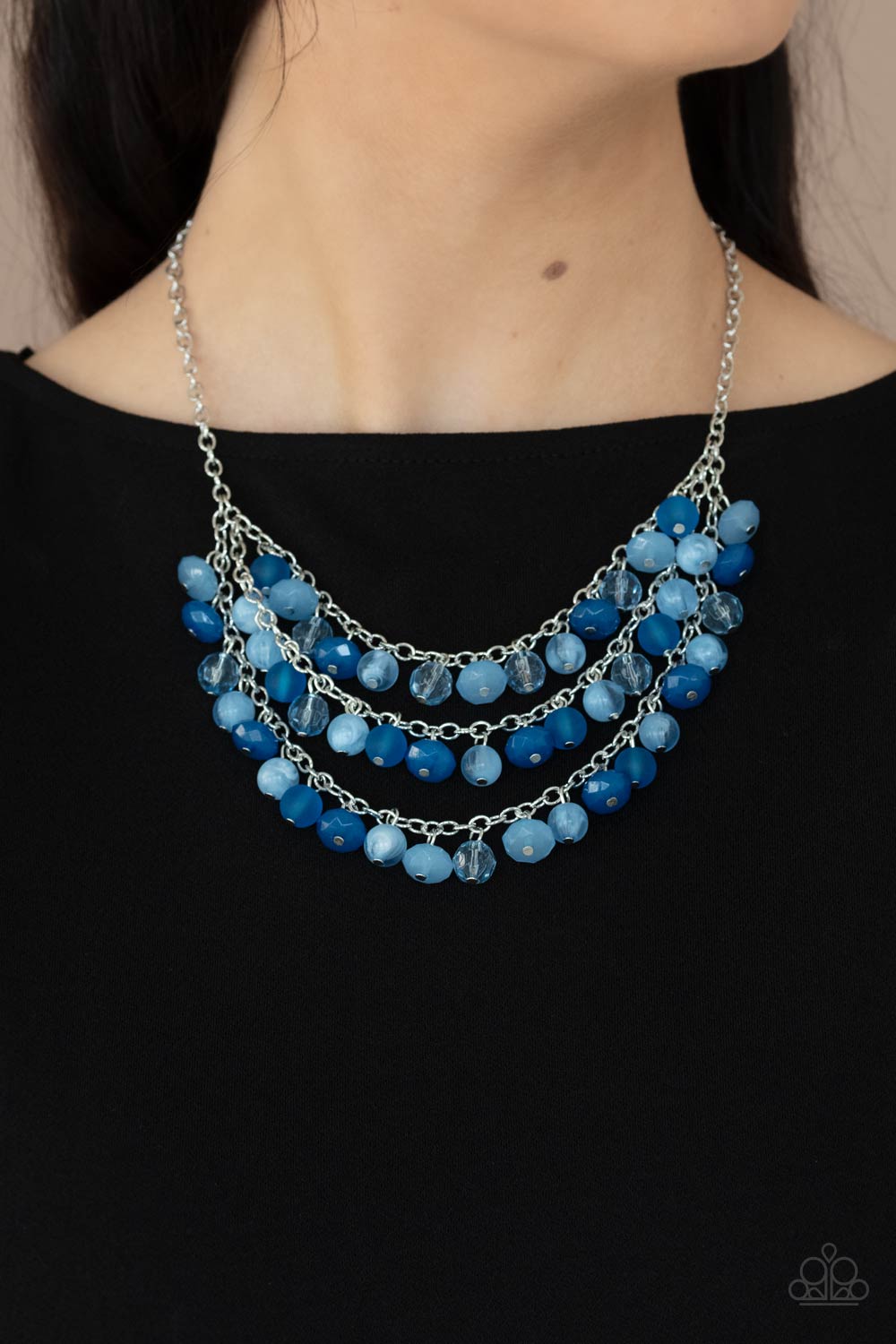 Open Door Jewelry - Fairytale Timelessness - Blue Necklace - Paparazzi Accessories