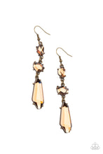 Load image into Gallery viewer, five-dollar-jewelry-sophisticated-smolder-brass-earrings-paparazzi-accessories
