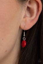 Load image into Gallery viewer, Open Door Jewelry - Emblazoned Era - Red Necklace - Paparazzi Accessories
