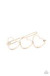 five-dollar-jewelry-love-struck-gold-hair clip-paparazzi-accessories