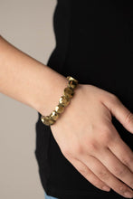 Load image into Gallery viewer, Open Door Jewelry - Extra Exposure - Brass Bracelet - Paparazzi Accessories
