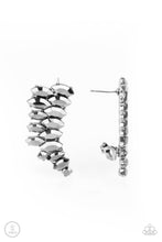 Load image into Gallery viewer, five-dollar-jewelry-explosive-elegance-silver-post earrings-paparazzi-accessories
