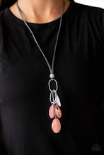 Load image into Gallery viewer, Open Door Jewelry - Fundamentally Flirtatious - Orange Necklace - Paparazzi Accessories
