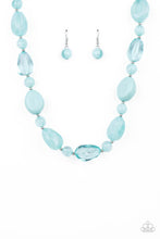 Load image into Gallery viewer, five-dollar-jewelry-staycation-stunner-blue-necklace-paparazzi-accessories
