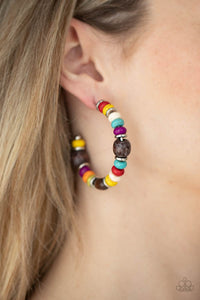 Open Door Jewelry - Definitely Down-To-Earth - Multi Earrings - Paparazzi Accessories